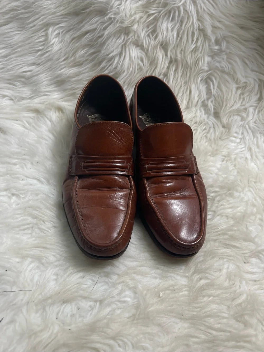 Florsheim Classic Men's Brown Leather Loafers SZ 7.5